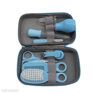 Hot selling blue portable baby care kit grooming kit