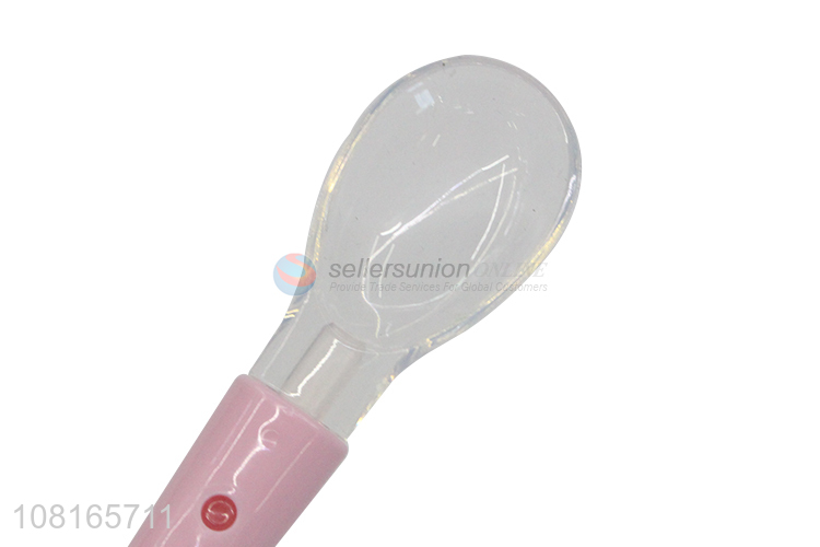 China products reusable baby feeding spoon silicone spoon