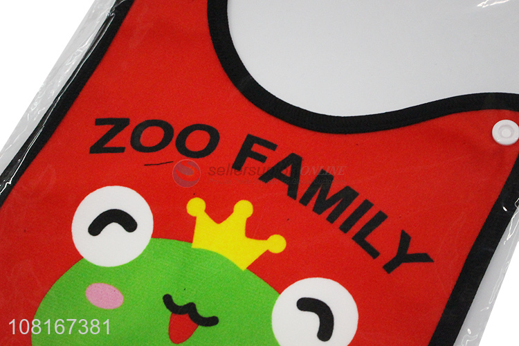 Yiwu wholesale red cartoon baby waterproof bibs