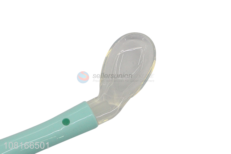 New Arrival Silicone Baby Spoon Creative Twisting Spoon