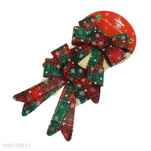 Hot items waterproof Christmas tree bows Xmas tree decorations