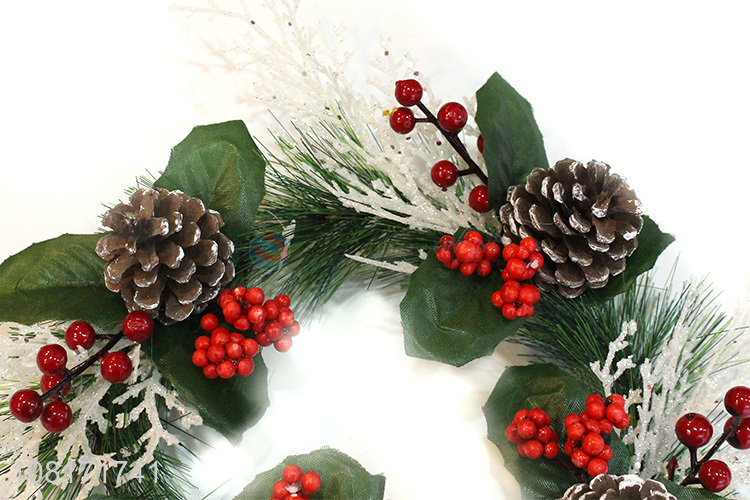 Low price Christmas decoration Christmas wreaths for door outside