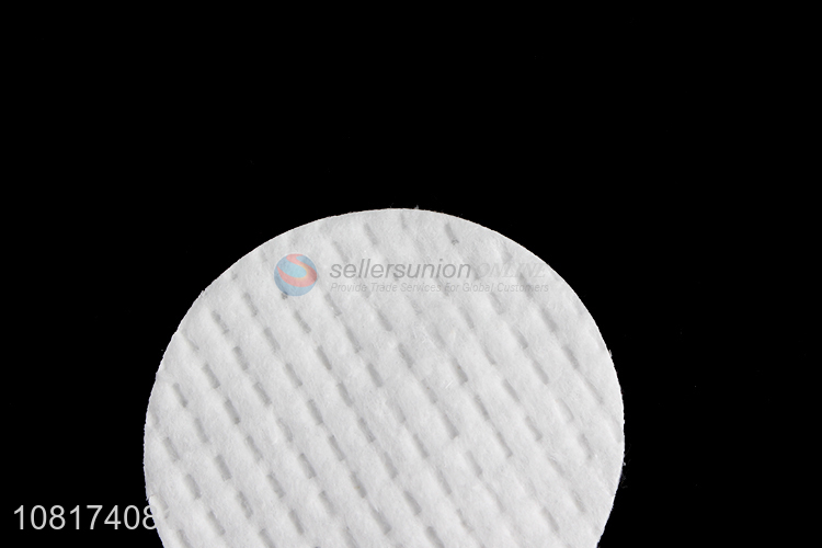 Low price wholesale round makeup cotton pads for ladies