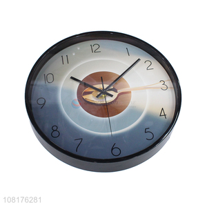 New arrival modern cutlery round wall clock for bedroom decoration