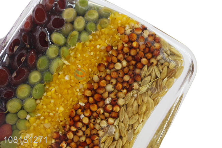 Low price creative simulation food filling glass jar crafts