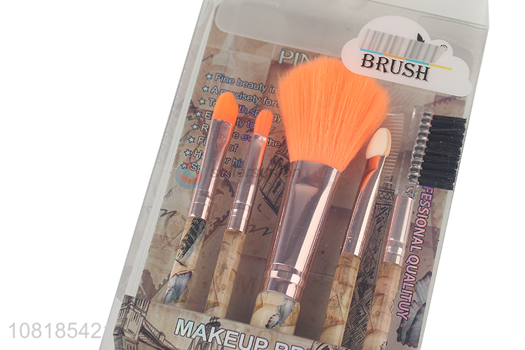 Latest 5 Pieces Eyeshadow Brush Eyebrow Brush Makeup Brush Set