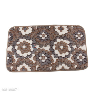 Good quality fashion style polyester floor mat for household