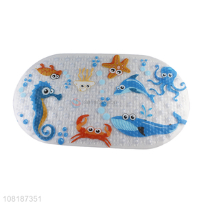 Cartoon Pattern Pvc Mat Non-Slip Floor Mat Fashion Bath Mat