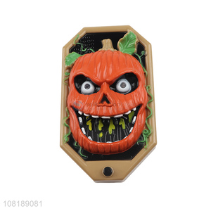 China wholesale creative spooky pumpkin doorbell for halloween