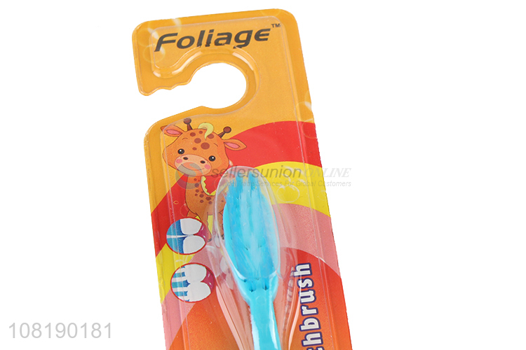 Wholesale Cute Car Design Handle Nylon Toothbrush For Kids