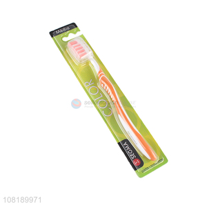 Wholesale Soft Handle Colorful Nylon Toothbrush For Adults