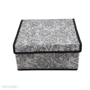 China factory household non-woven storage bin underwear storage box