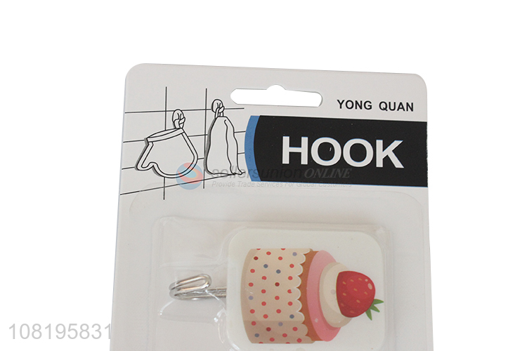 Factory price plastic hanging hooks printed sticky hooks