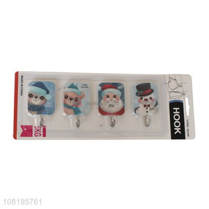 New arrival cartoon printed sticky hooks wall hooks