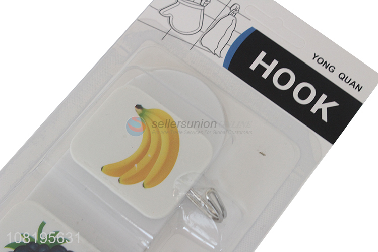 Good sale fruit hooks kitchen wall sticky hooks