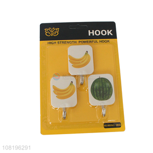 High quality kitchen wall sticky hooks for hanging