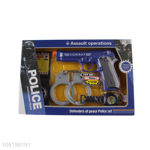 Creative design cool boys police pretend play toys gun toys