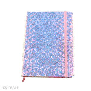 Fashion Design PU Leather Coloured Cover Note Book Wholesale