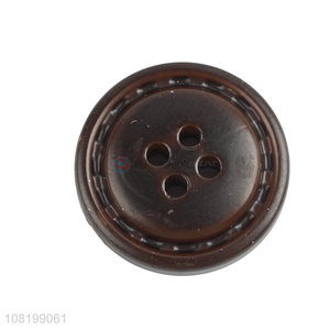 Hot selling round 4 holes resin buttons for DIY crafting and sewing