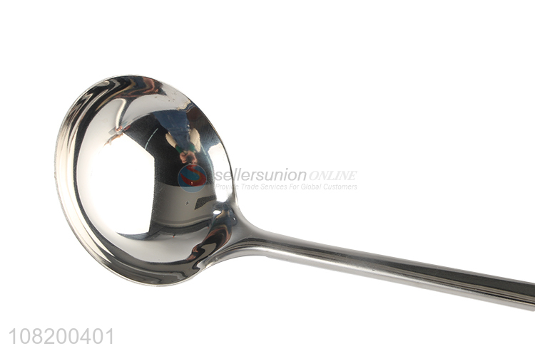 Hot selling stainless steel soup spoon with nylon handle