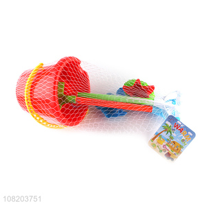 Factory Price Plastic Beach Bucket Beach Sand Toys Set