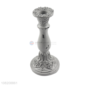 Wholesale antique plastic candle holder candlestick for home decoration