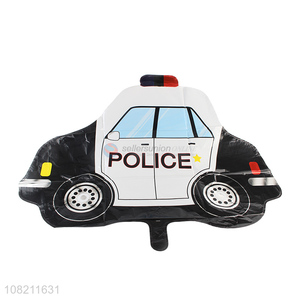 Creative Design Police Car Shape Foil Balloons For Sale