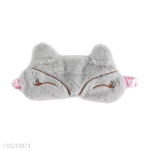 Latest Cartoon Fox Design Plush Eye Mask Comfortable Sleep Mask