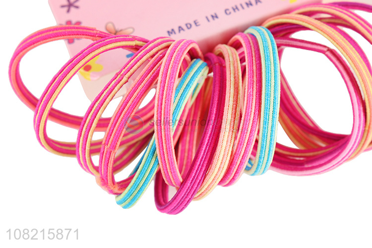 Wholesale 16 Pieces Hair Rope Elastic Hair Ring For Girls