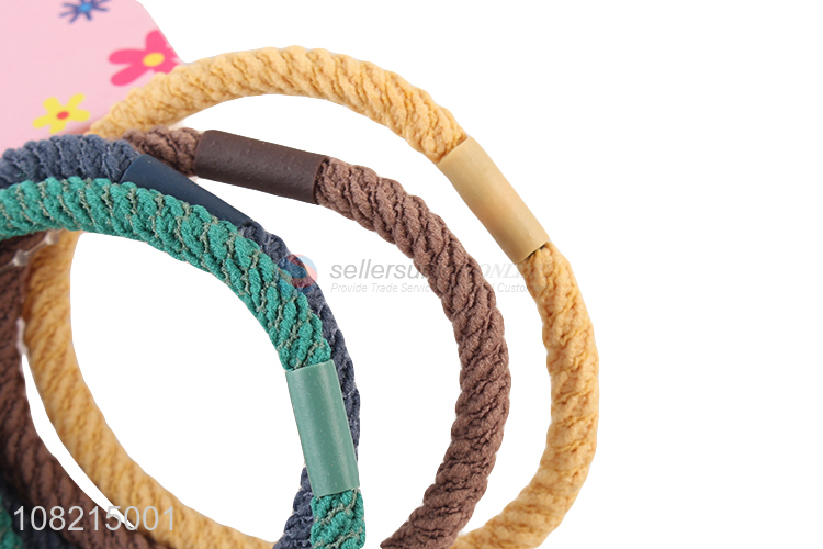 High Quality 6 Pieces Hair Rope Cheap Hair Ring Hair Tie