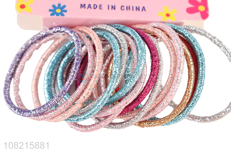 Cheap Price 16 Pieces Hair Rope Elastic Hair Ring