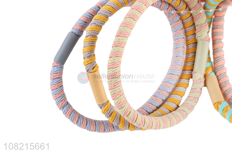 Good Quality 5 Pieces Elastic Hair Rope Hair Ring Hair Tie