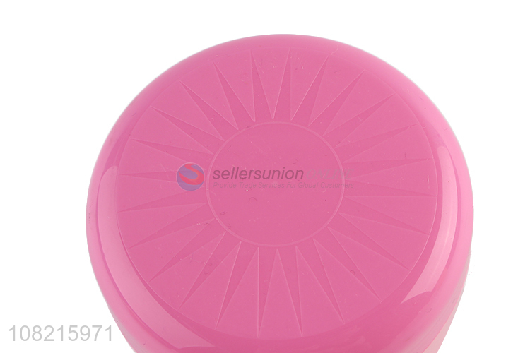 Factory wholesale pink plastic jar face cream bottle