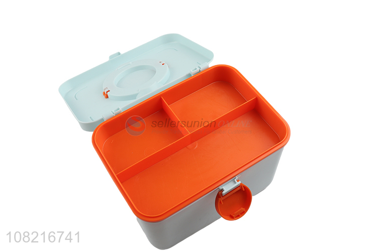 High quality lockable family emergency kit storage box plastic medicine box