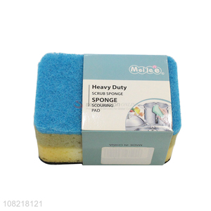 Yiwu wholesale simple kitchen cleaning sponge brushes