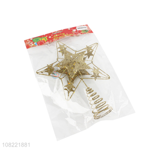 Good Quality Glitter Star Popular Christmas Tree Top Star