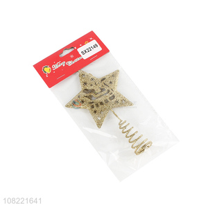 Good Quality Glitter Christmas Tree Star Topper For Sale