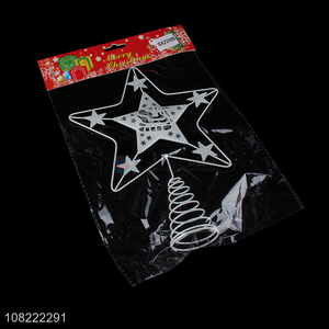 Low Price Christmas Tree Decorative Top Star Wholesale