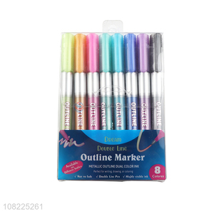 Good Price 8 Pieces Marker Pen Set For School And Office