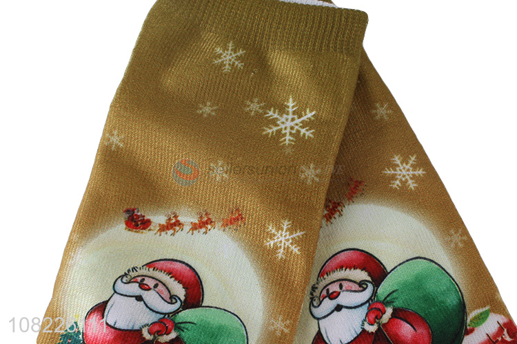 Factory supply novelty 3D Christmas ankle socks low cut socks