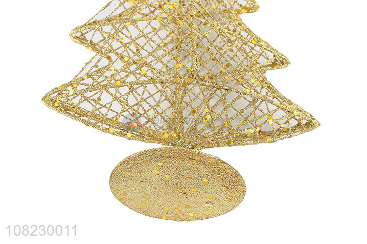 Popular design iron wire Christmas tree counter shopwindow decoration