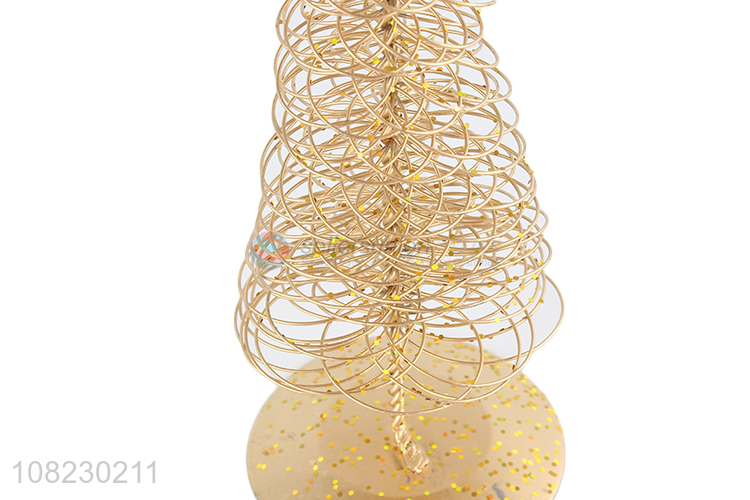 High quality exquisite metal iron wire Christmas tree decorations