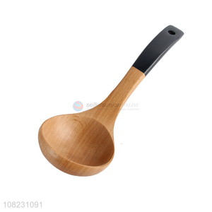 Good Price Soup Ladle Wooden Spoon With Long Handle