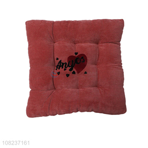 Hot selling super soft velvet seat cushion indoor floor cushion