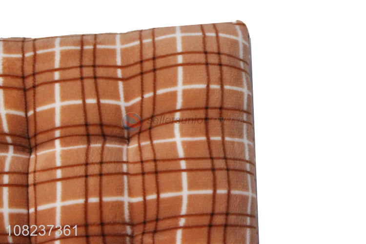 New arrival check pattern stuffed chair cushion sofa floor cushion