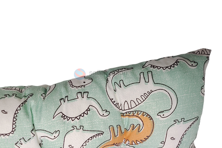 Good price cartoon dinosaur printed chair seat cushion with ties