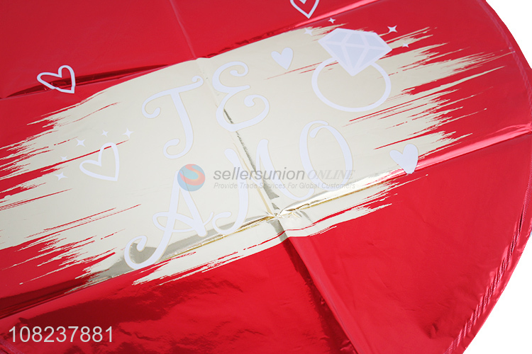 Custom Heart Shape Decorative Foil Balloon For Party