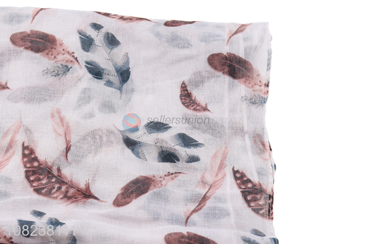 Yiwu wholesale creative printed silk scarf ladies scarf