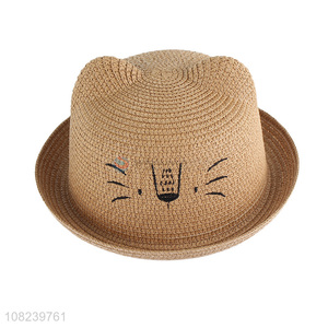 High quality fashion hat creative cartoon straw hat