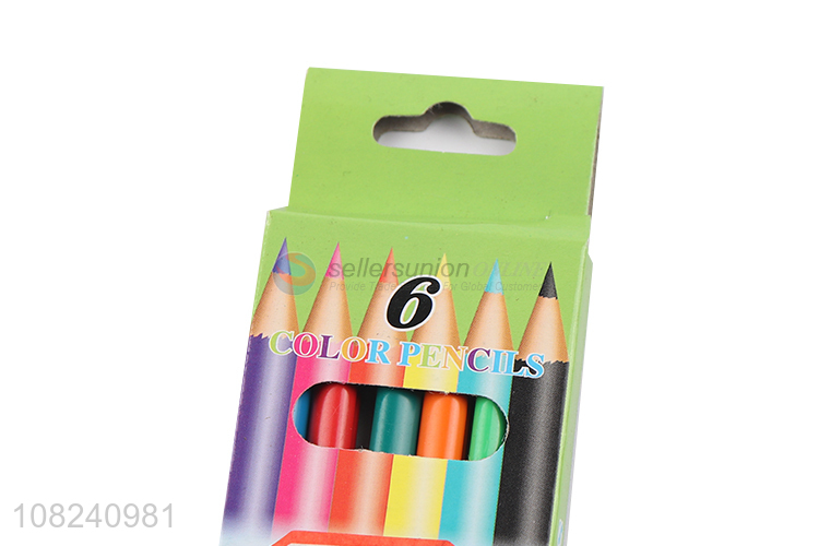 Wholesale 6 Color Pencils Kids Drawing Pencil Set